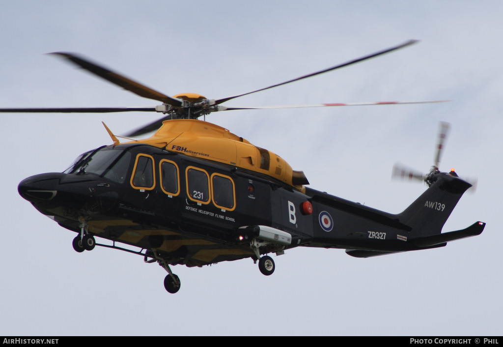 Aircraft Photo of ZR327 | AgustaWestland AW-139 | UK - Air Force | AirHistory.net #510874