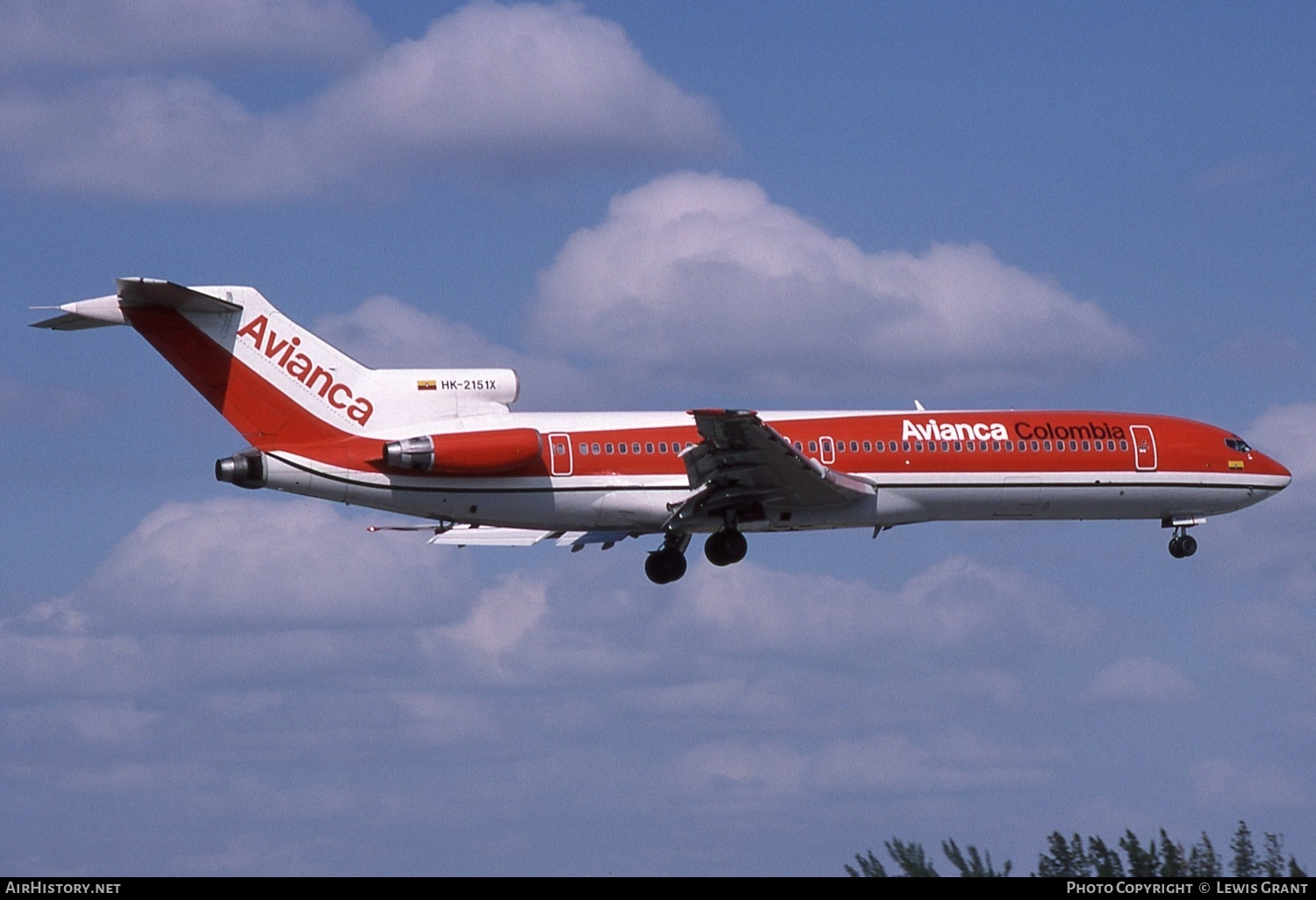 Aircraft Photo of HK-2151X | Boeing 727-2A1/Adv | Avianca | AirHistory.net #510886