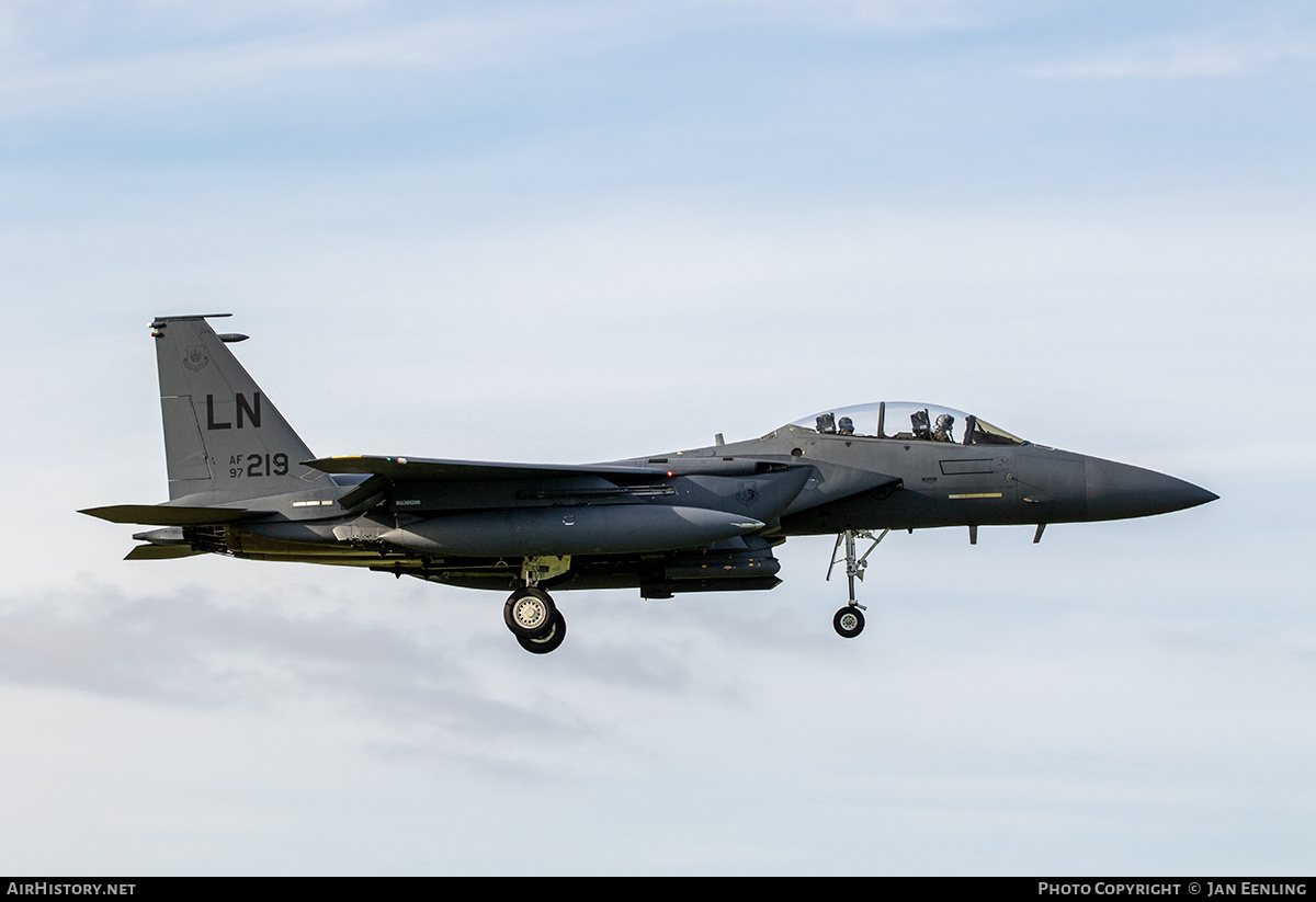Aircraft Photo of 97-0219 / AF97-219 | Boeing F-15E Strike Eagle | USA - Air Force | AirHistory.net #510894