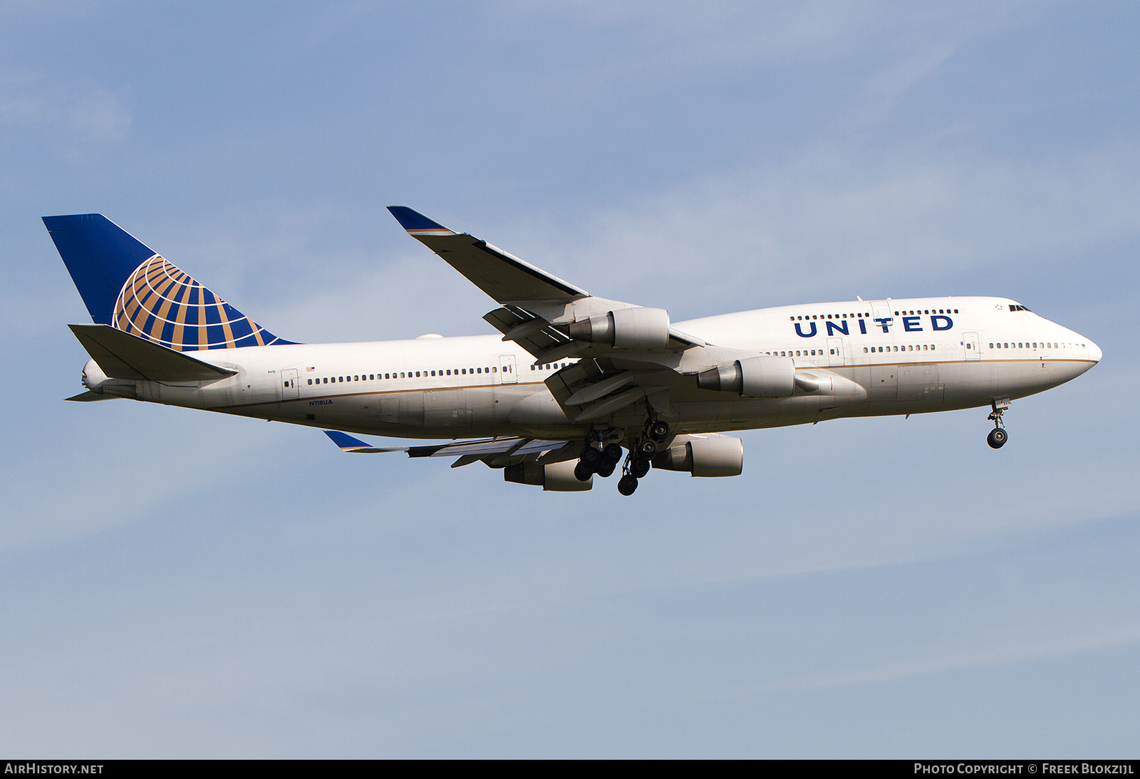 Aircraft Photo of N118UA | Boeing 747-422 | United Airlines | AirHistory.net #510918