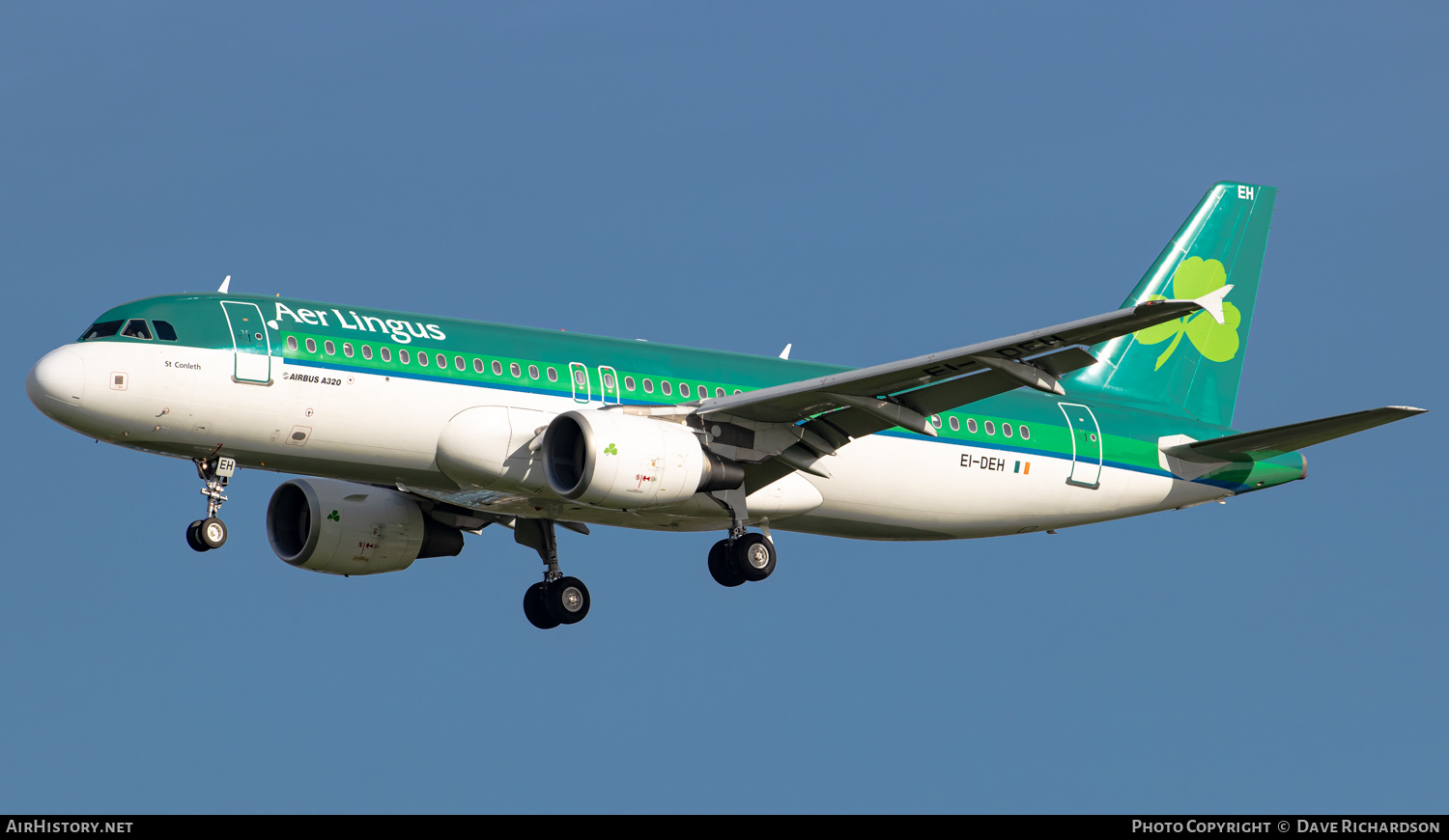 Aircraft Photo of EI-DEH | Airbus A320-214 | Aer Lingus | AirHistory.net #510966