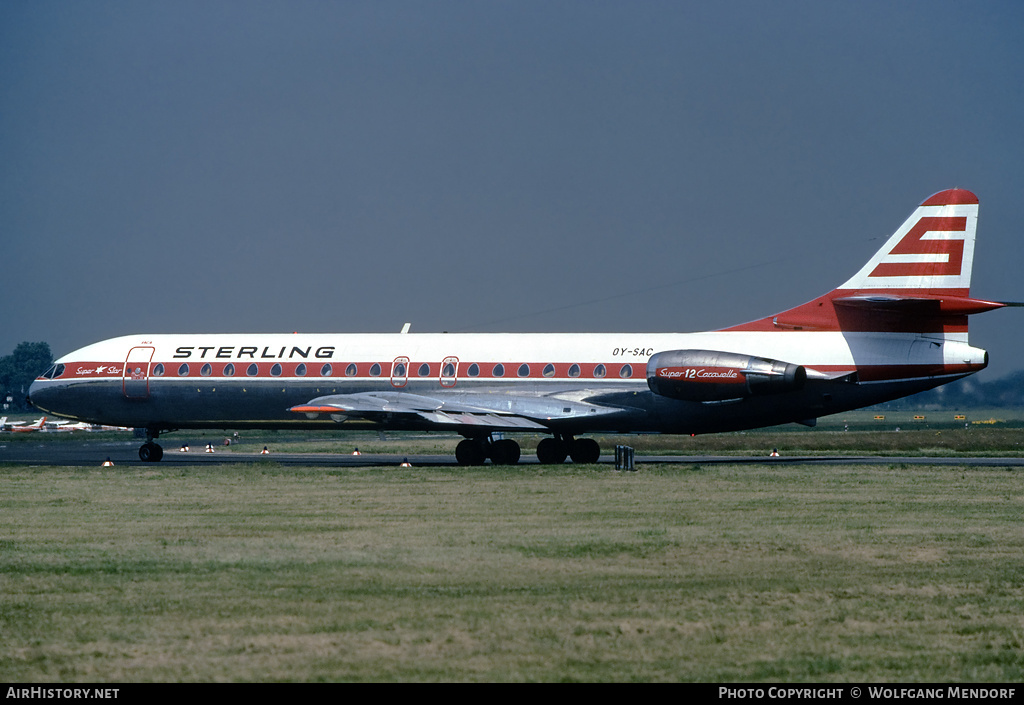 Aircraft Photo of OY-SAC | Aerospatiale SE-210 Caravelle 12 | Sterling Airways | AirHistory.net #510994