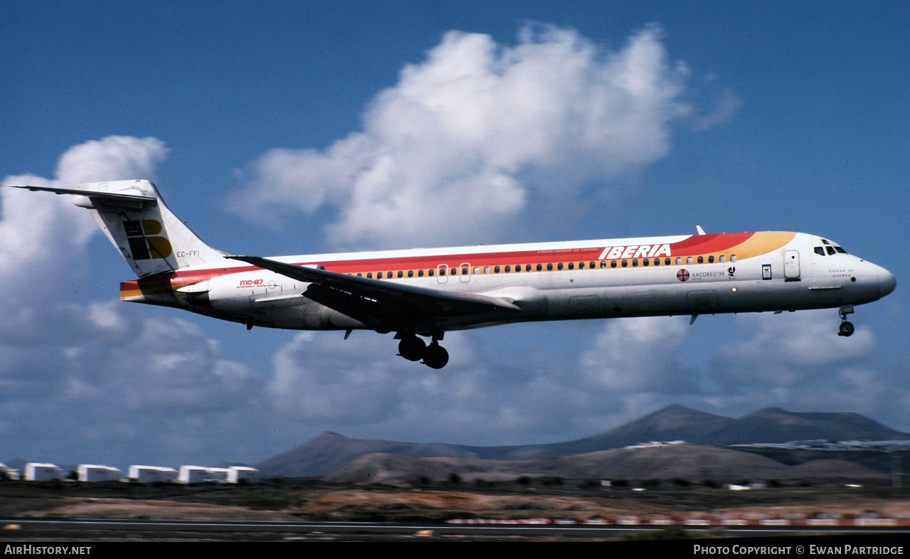 Aircraft Photo of EC-FFI | McDonnell Douglas MD-87 (DC-9-87) | Iberia | AirHistory.net #511006