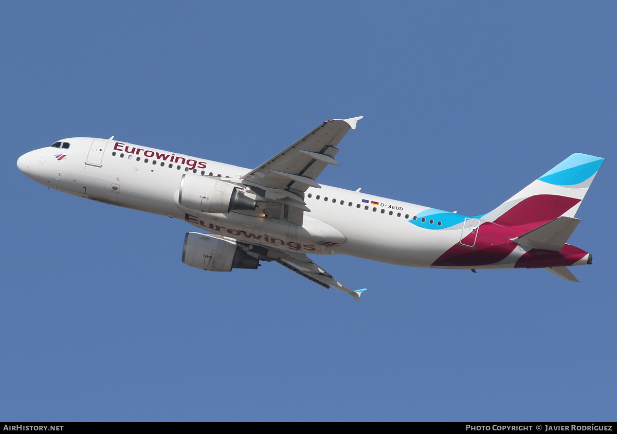 Aircraft Photo of D-AEUD | Airbus A320-214 | Eurowings | AirHistory.net #511014