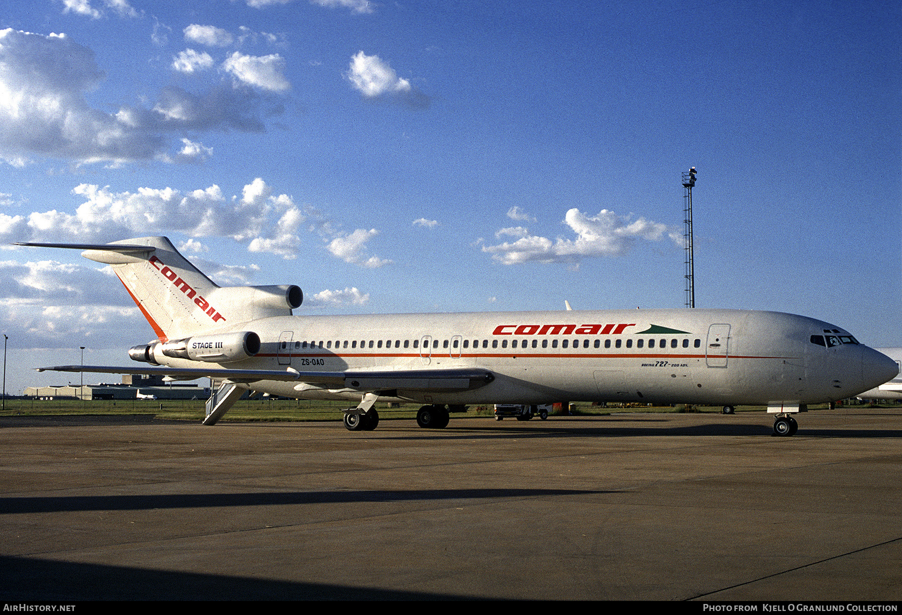 Aircraft Photo of ZS-OAO | Boeing 727-260/Adv | Comair | AirHistory.net #511021