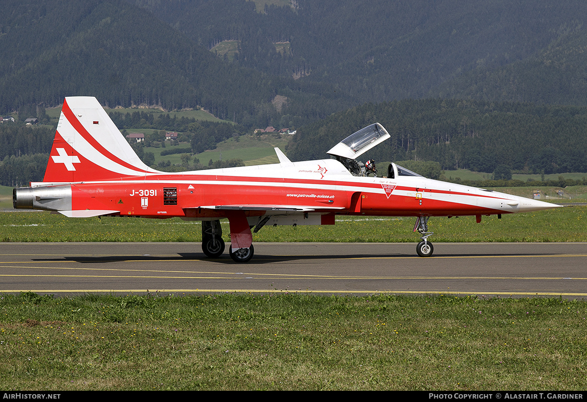 Aircraft Photo of J-3091 | Northrop F-5E Tiger II | Switzerland - Air Force | AirHistory.net #511024