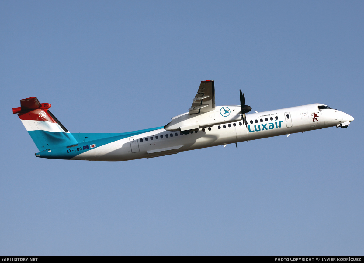 Aircraft Photo of LX-LQD | Bombardier DHC-8-402 Dash 8 | Luxair | AirHistory.net #511050
