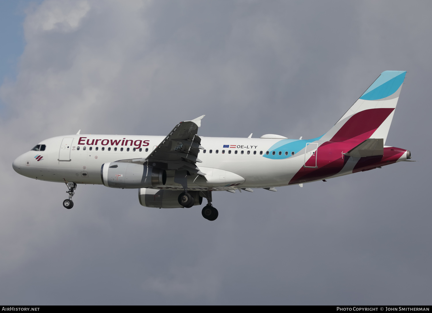 Aircraft Photo of OE-LYY | Airbus A319-132 | Eurowings | AirHistory.net #511065
