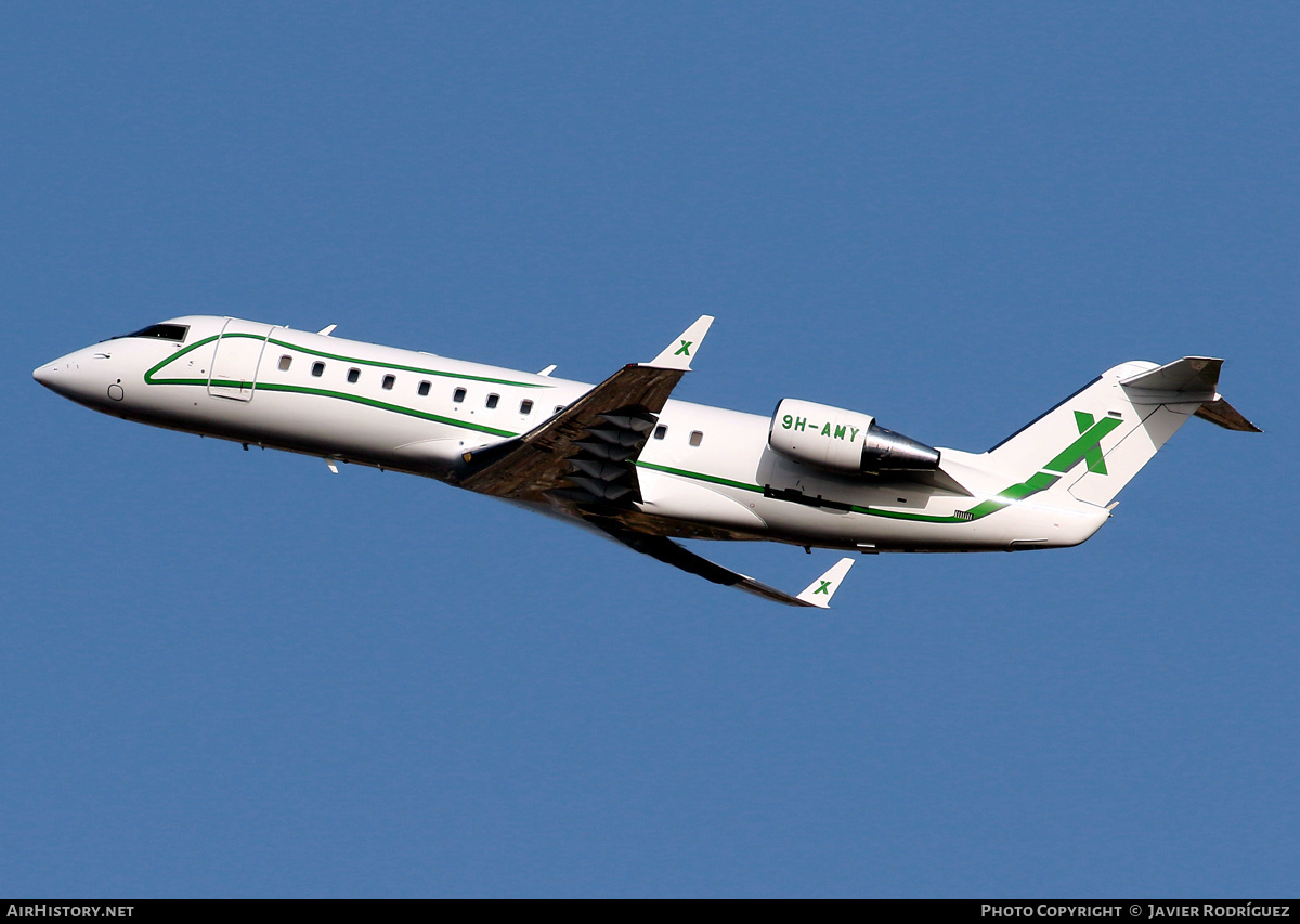 Aircraft Photo of 9H-AMY | Bombardier Challenger 850 (CRJ-200SE/CL-600-2B19) | AirX Charter | AirHistory.net #511074