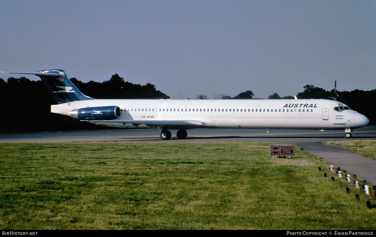 Aircraft Photo of LV-VCB | McDonnell Douglas MD-88 | Austral Líneas Aéreas | AirHistory.net #511075