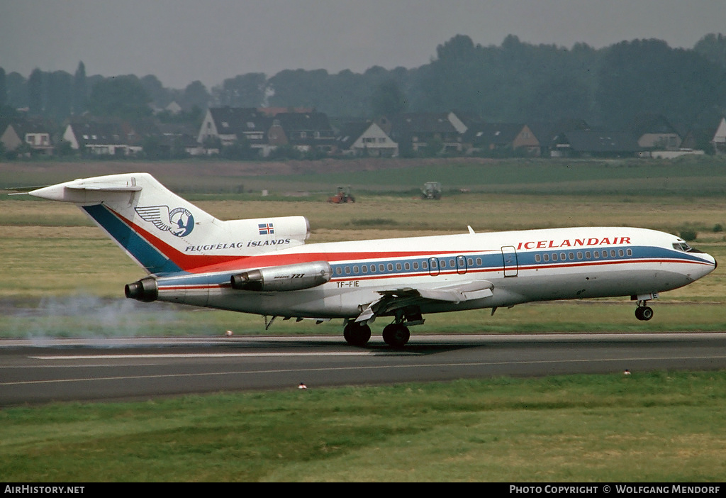 Aircraft Photo of TF-FIE | Boeing 727-108C | Icelandair - Flugfélag Íslands | AirHistory.net #511076