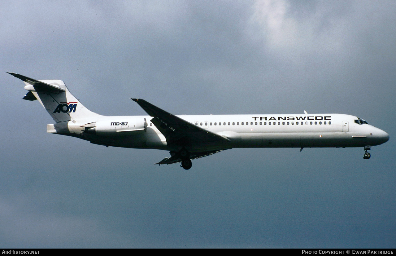 Aircraft Photo of SE-DHI | McDonnell Douglas MD-87 (DC-9-87) | Transwede Airways | AirHistory.net #511080
