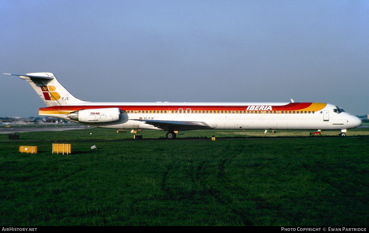 Aircraft Photo of EC-FJE | McDonnell Douglas MD-88 | Iberia | AirHistory.net #511081