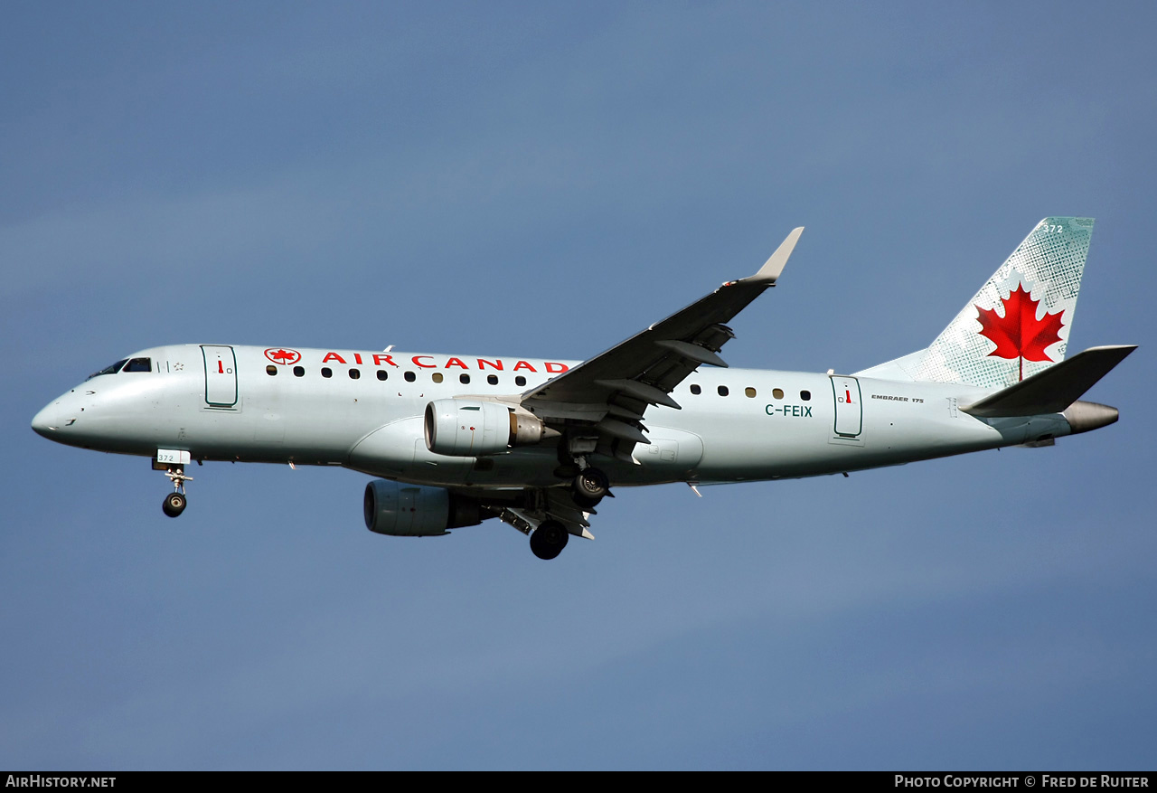 Aircraft Photo of C-FEIX | Embraer 175LR (ERJ-170-200LR) | Air Canada | AirHistory.net #511088
