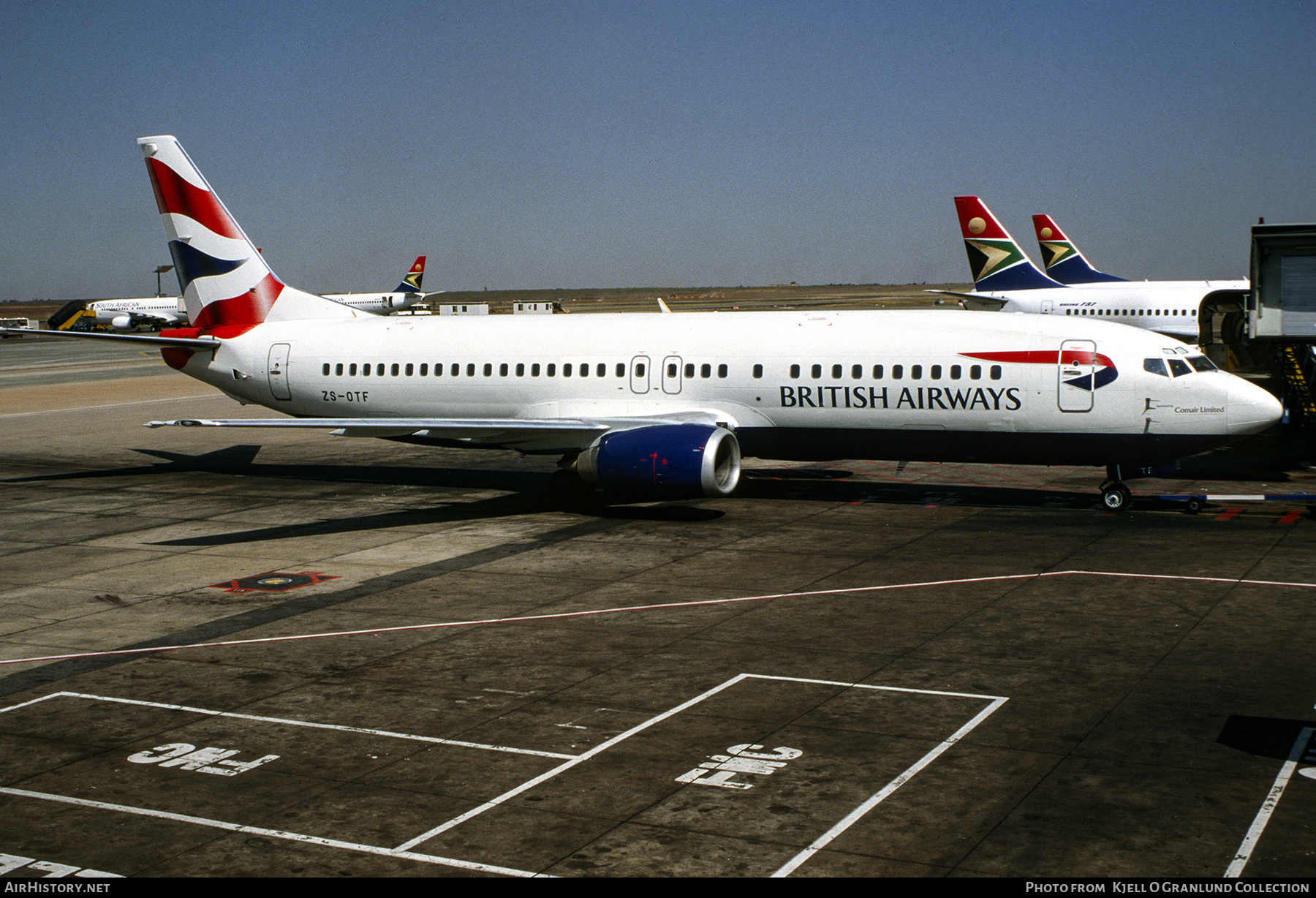 Aircraft Photo of ZS-OTF | Boeing 737-436 | British Airways | AirHistory.net #511115