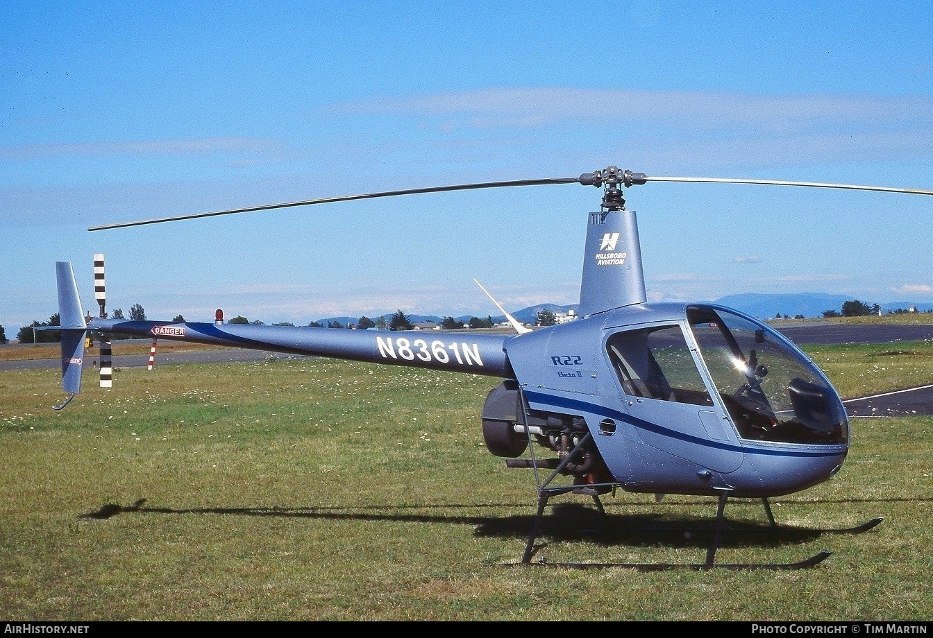 Aircraft Photo of N8361N | Robinson R-22 Beta II | Hillsboro Aviation | AirHistory.net #511116