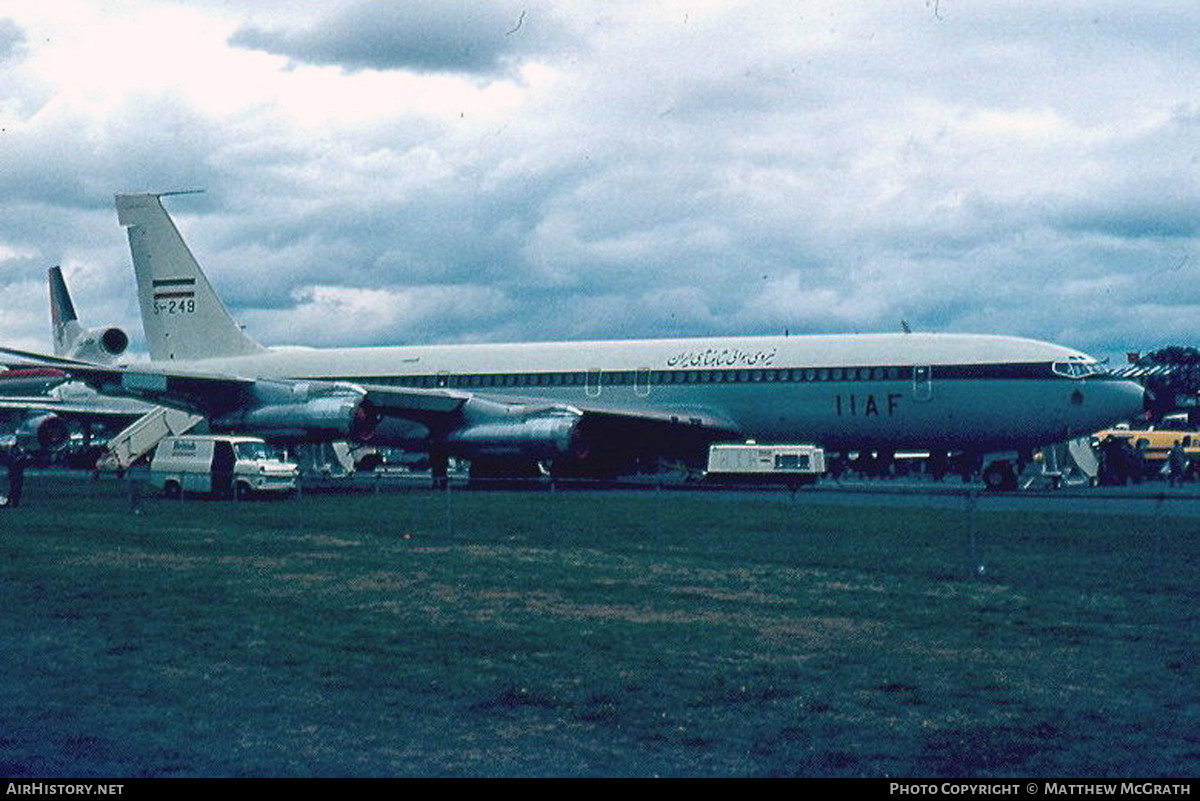 Aircraft Photo of 5-249 | Boeing 707-3J9C | Iran - Air Force | AirHistory.net #511131