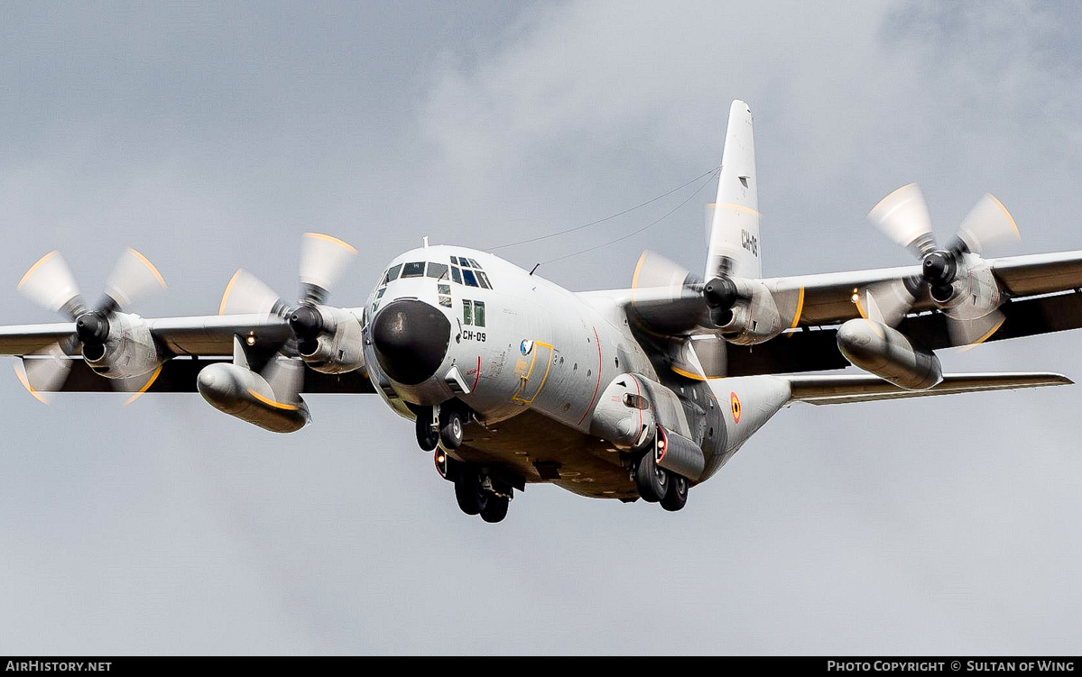 Aircraft Photo of CH-09 | Lockheed C-130H Hercules | Belgium - Air Force | AirHistory.net #511143