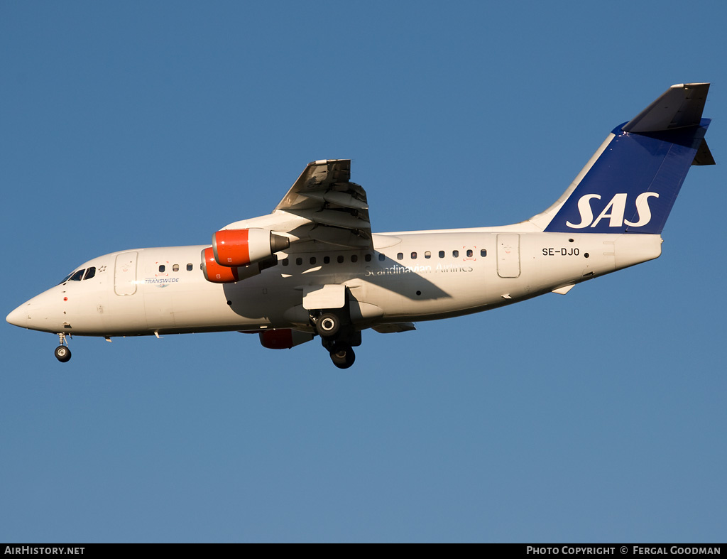 Aircraft Photo of SE-DJO | British Aerospace Avro 146-RJ85 | Scandinavian Airlines - SAS | AirHistory.net #511150