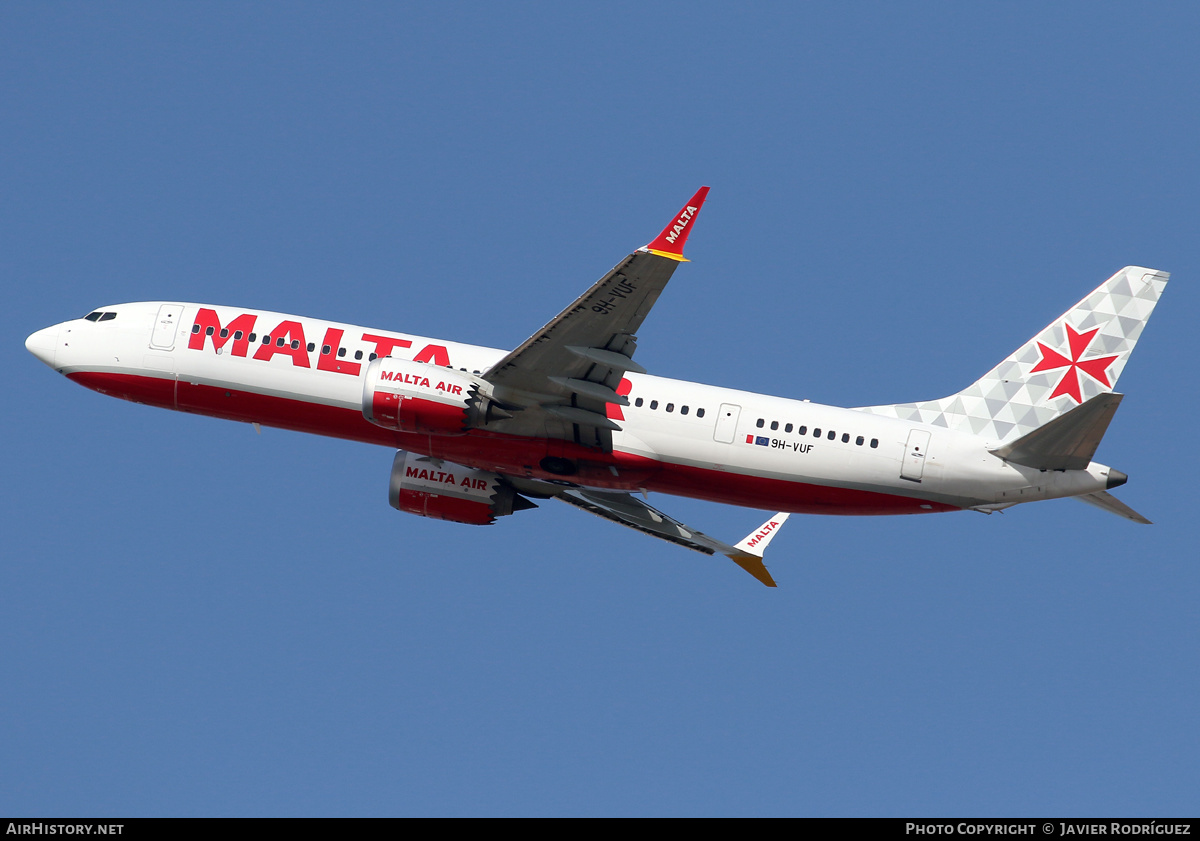 Aircraft Photo of 9H-VUF | Boeing 737-8200 Max 200 | Malta Air | AirHistory.net #511151