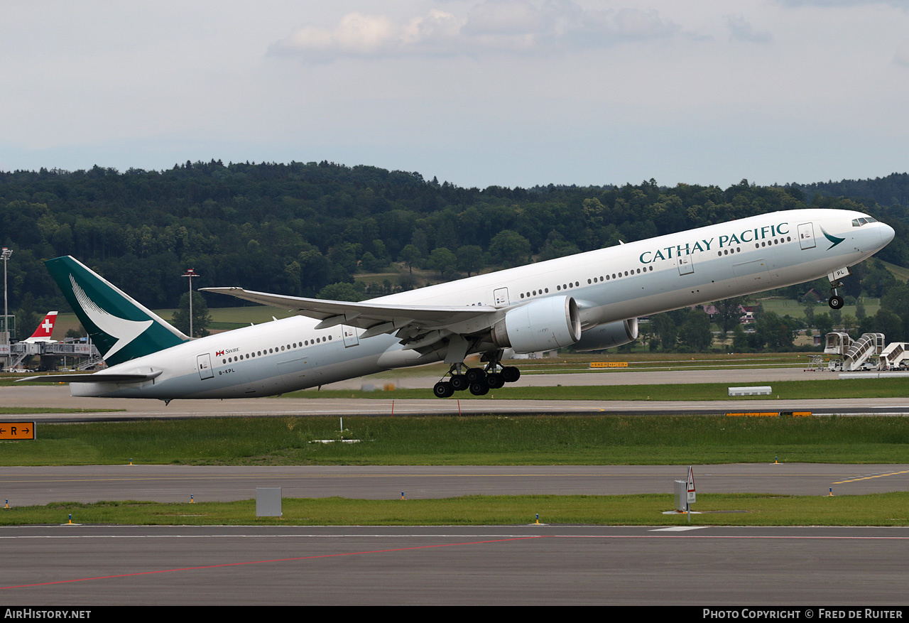 Aircraft Photo of B-KPL | Boeing 777-367/ER | Cathay Pacific Airways | AirHistory.net #511176