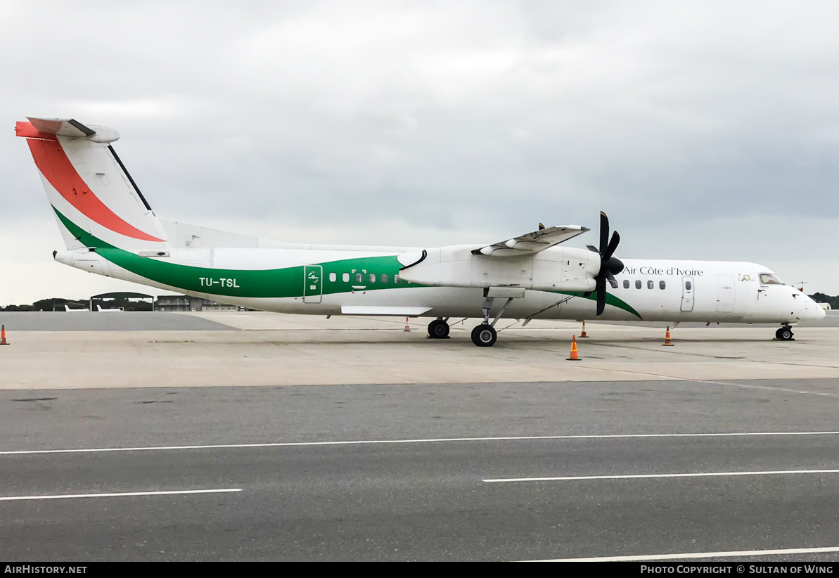 Aircraft Photo of TU-TSL | Bombardier DHC-8-402 Dash 8 | Air Côte d'Ivoire | AirHistory.net #511198
