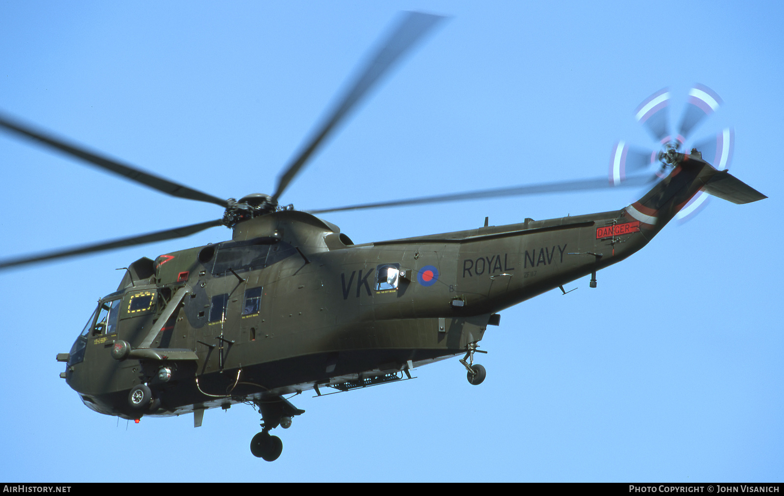 Aircraft Photo of ZF117 | Westland WS-61 Sea King HC4 | UK - Navy | AirHistory.net #511204