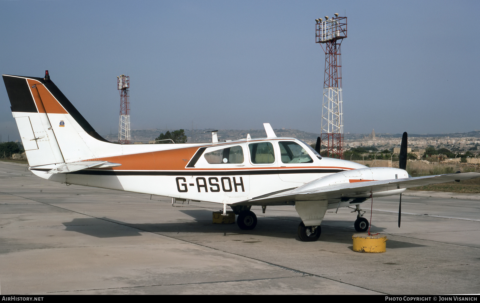 Aircraft Photo of G-ASOH | Beech B55A Baron (95-B55) | AirHistory.net #511216