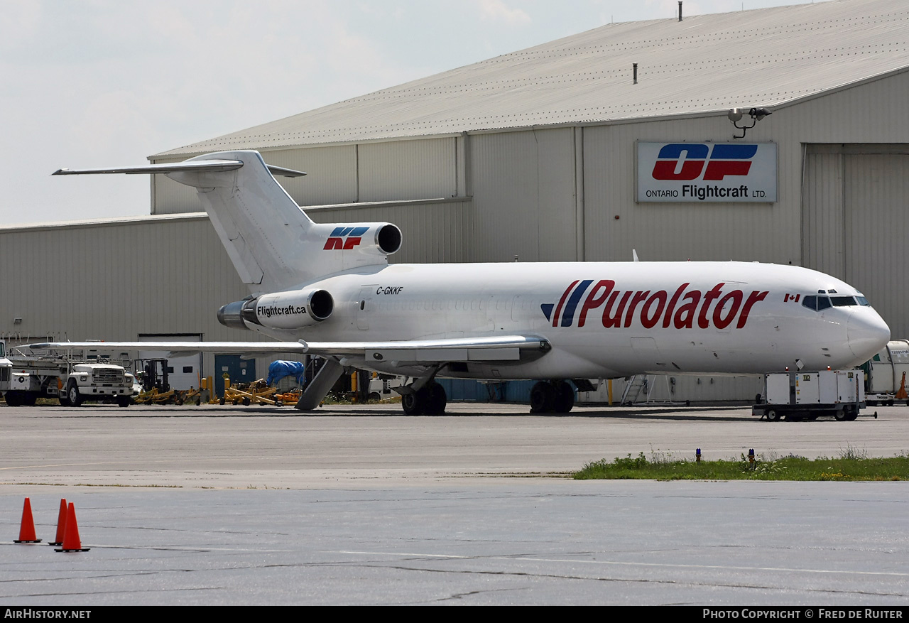 Aircraft Photo of C-GKKF | Boeing 727-227/Adv | Purolator Courier | AirHistory.net #511221