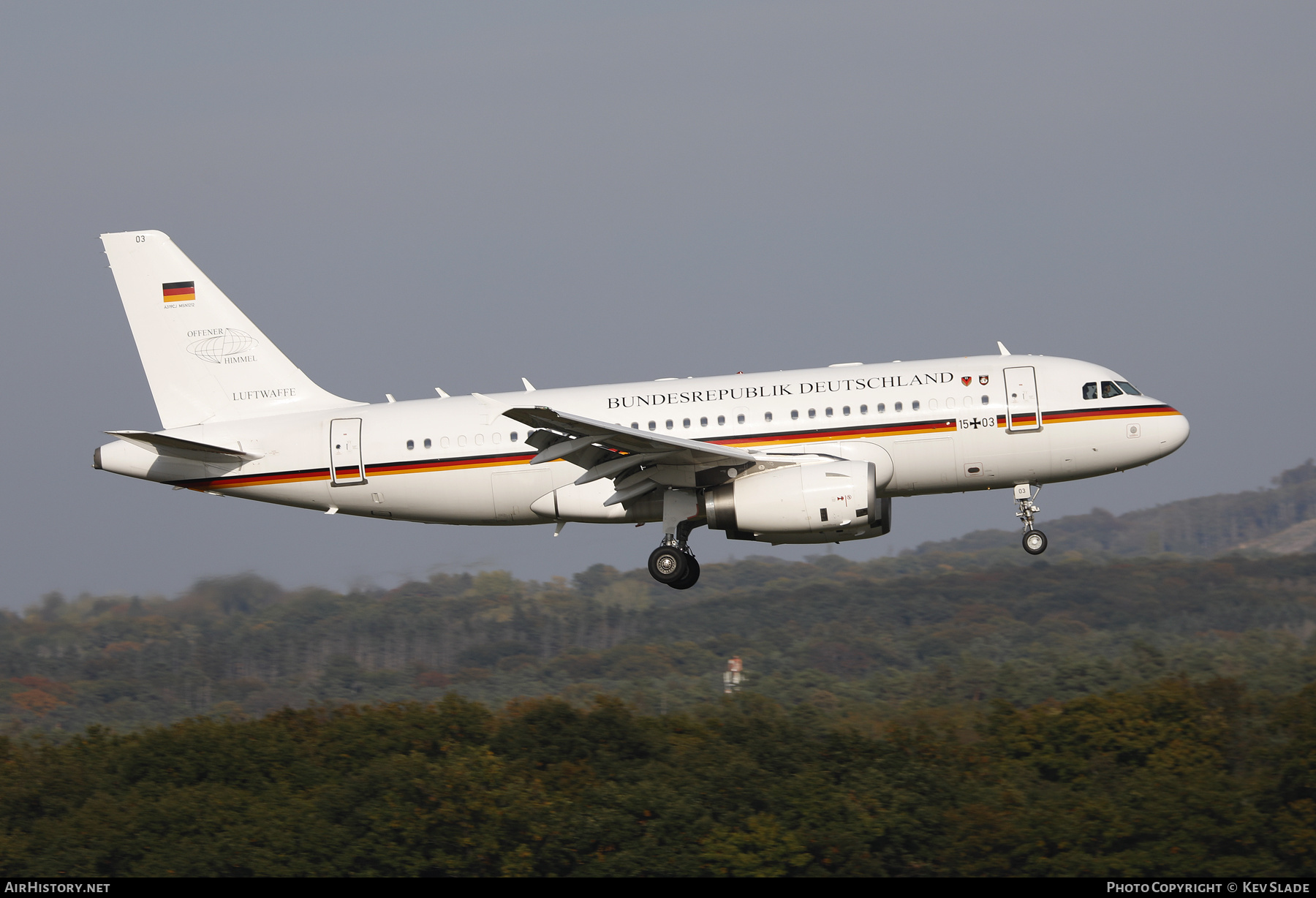 Aircraft Photo of 1503 | Airbus ACJ319 (A319-133/CJ) | Germany - Air Force | AirHistory.net #511232