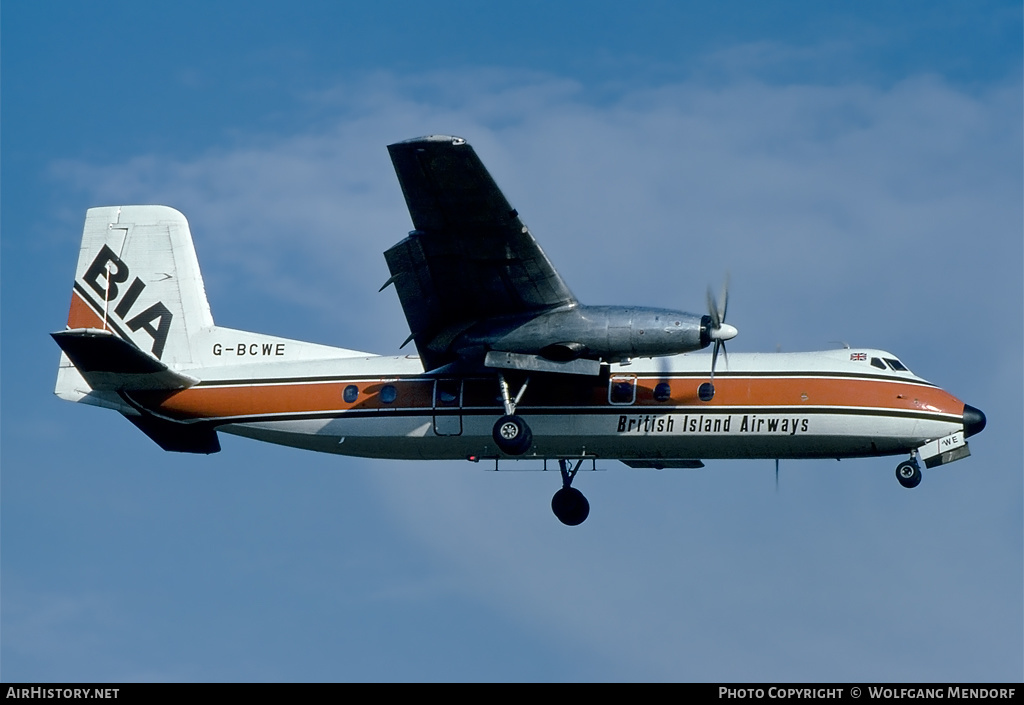 Aircraft Photo of G-BCWE | Handley Page HPR-7 Herald 206 | British Island Airways - BIA | AirHistory.net #511235