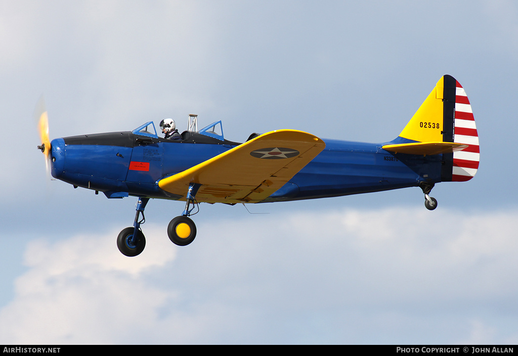 Aircraft Photo of N33870 / 02538 | Fairchild PT-19A Cornell (M-62A) | USA - Air Force | AirHistory.net #511239