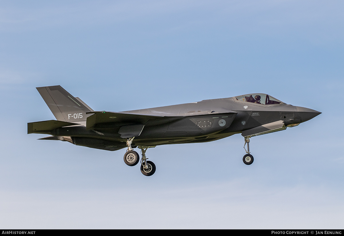 Aircraft Photo of F-015 | Lockheed Martin F-35A Lightning II | Netherlands - Air Force | AirHistory.net #511305