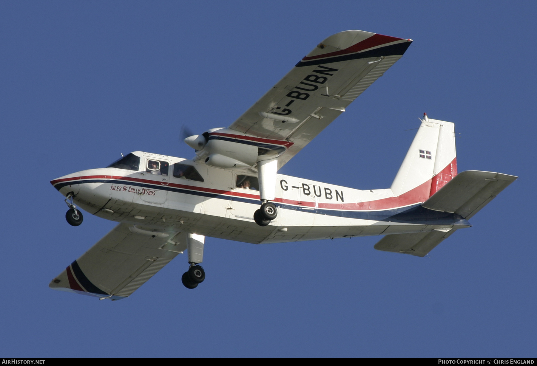 Aircraft Photo of G-BUBN | Pilatus Britten-Norman BN-2B-26 Islander | Isles of Scilly Skybus | AirHistory.net #511324