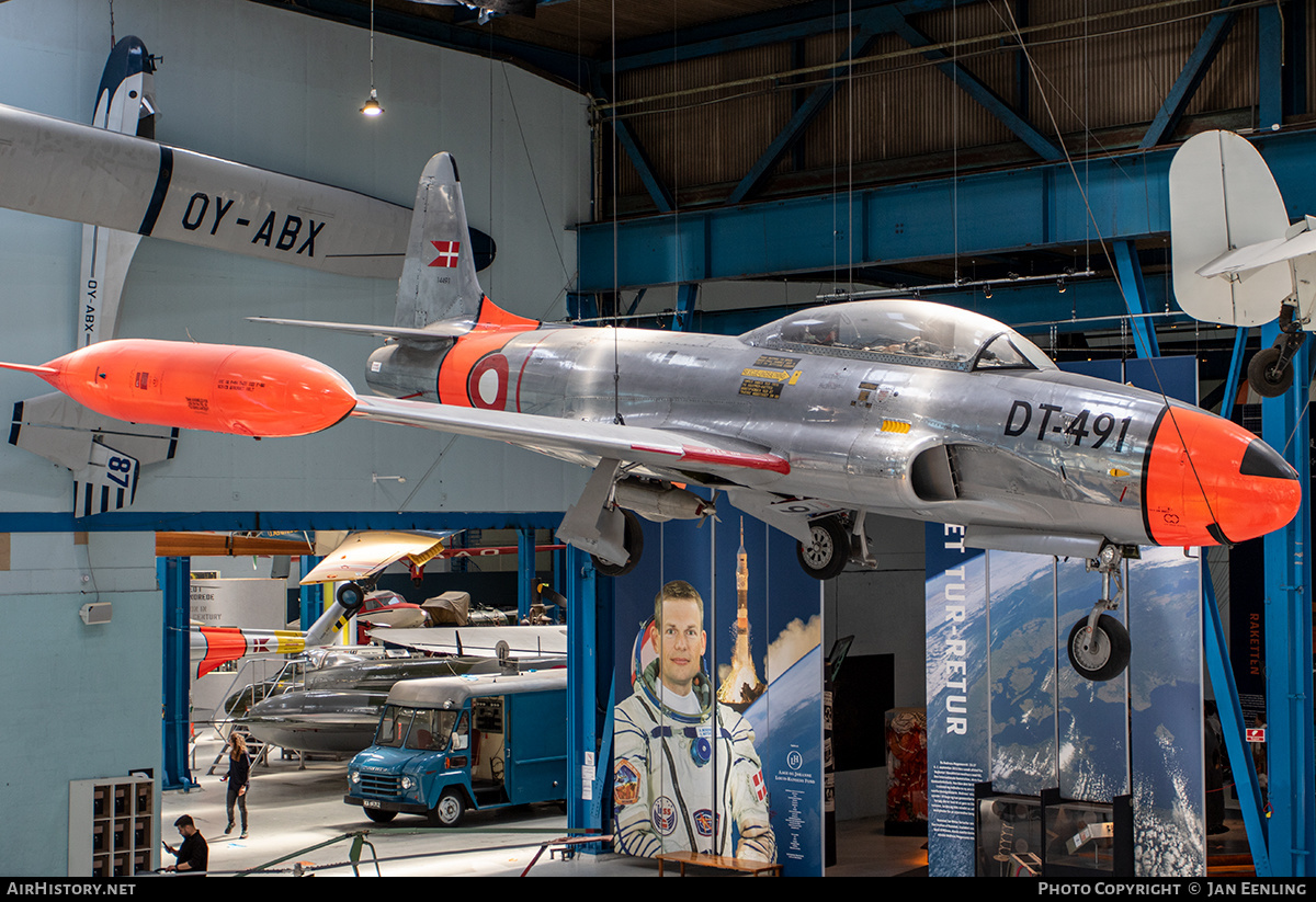 Aircraft Photo of DT-491 / 14491 | Lockheed T-33A | Denmark - Air Force | AirHistory.net #511327