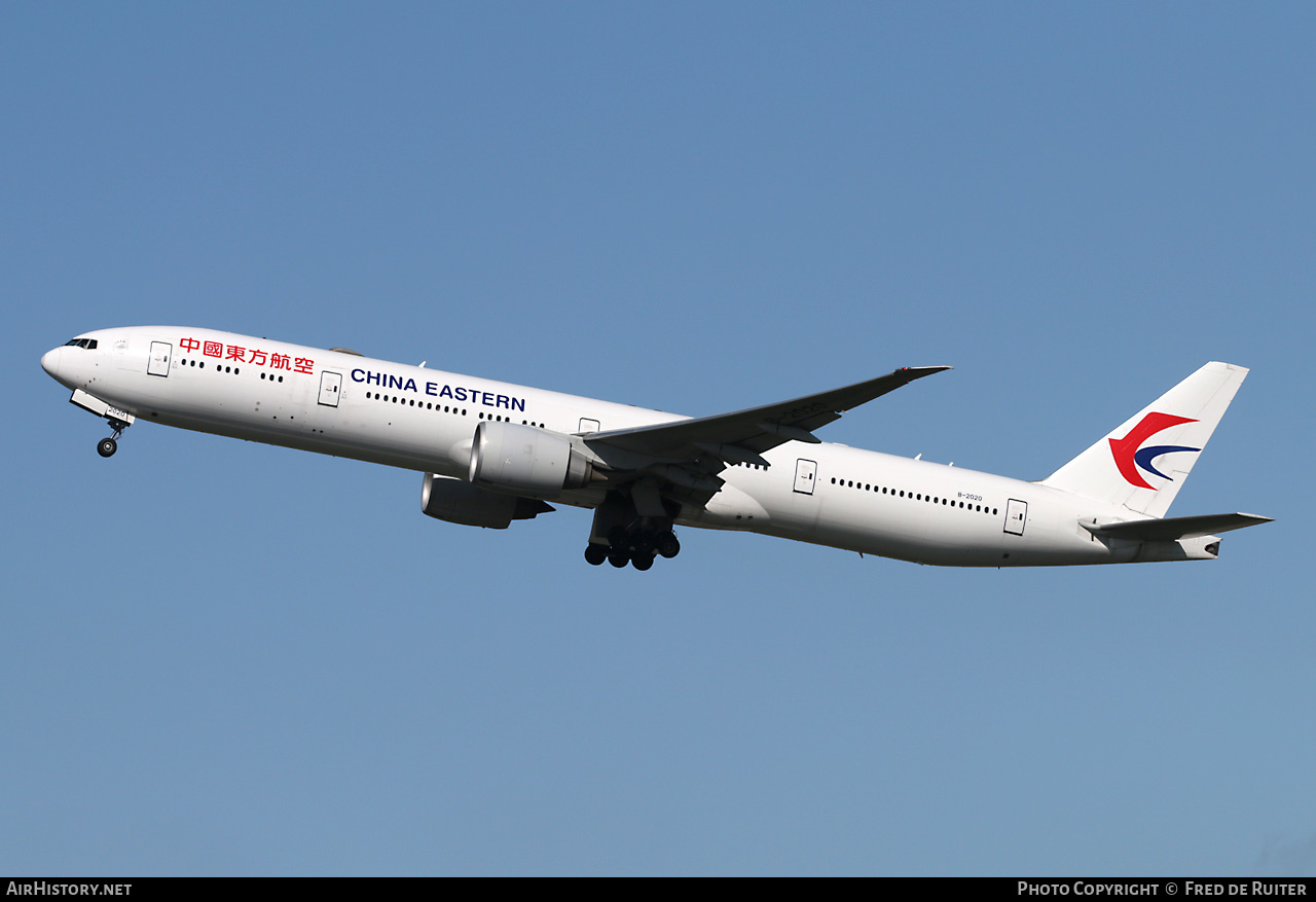 Aircraft Photo of B-2020 | Boeing 777-39P/ER | China Eastern Airlines | AirHistory.net #511335