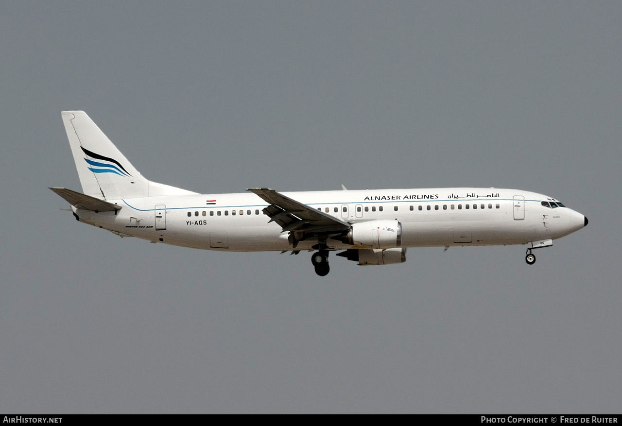 Aircraft Photo of YI-AQS | Boeing 737-48E | Al Naser Airlines | AirHistory.net #511337