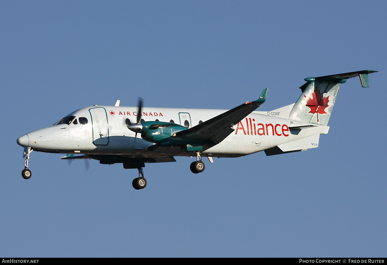 Aircraft Photo of C-GORF | Raytheon 1900D | Air Canada | AirHistory.net #511341