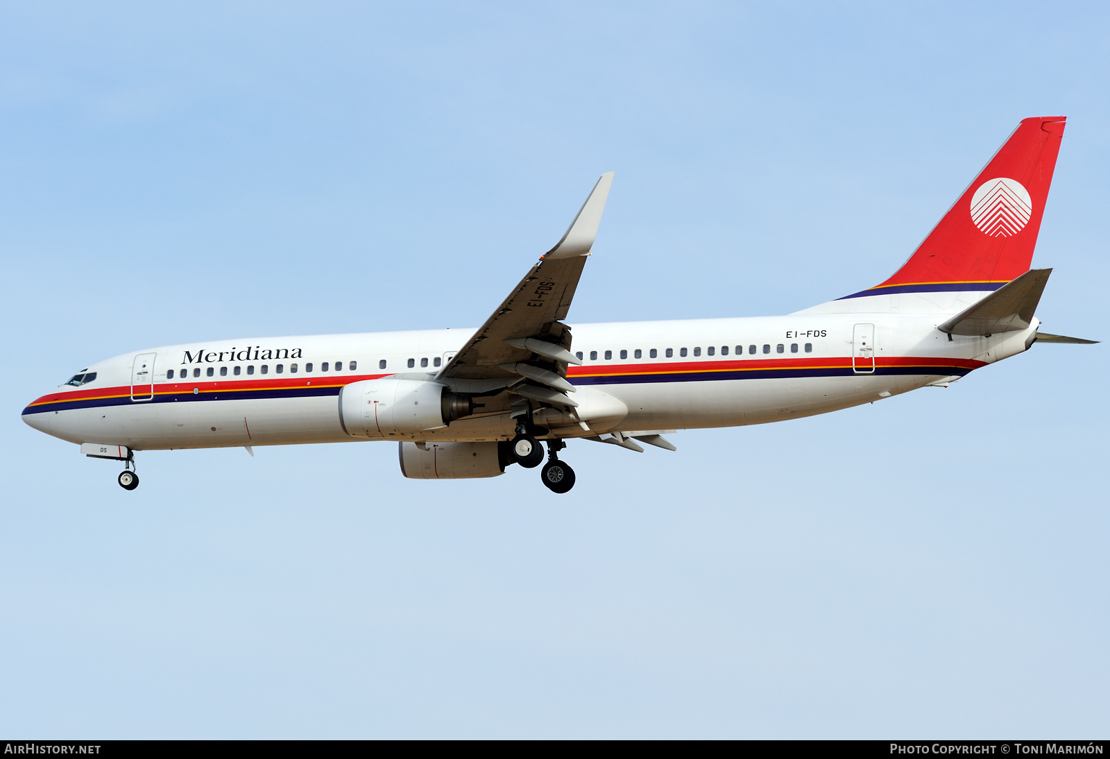Aircraft Photo of EI-FDS | Boeing 737-86N | Meridiana | AirHistory.net #511360