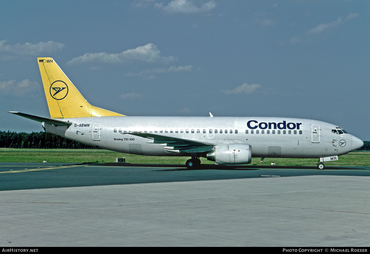 Aircraft Photo of D-ABWH | Boeing 737-330 | Condor Flugdienst | AirHistory.net #511364