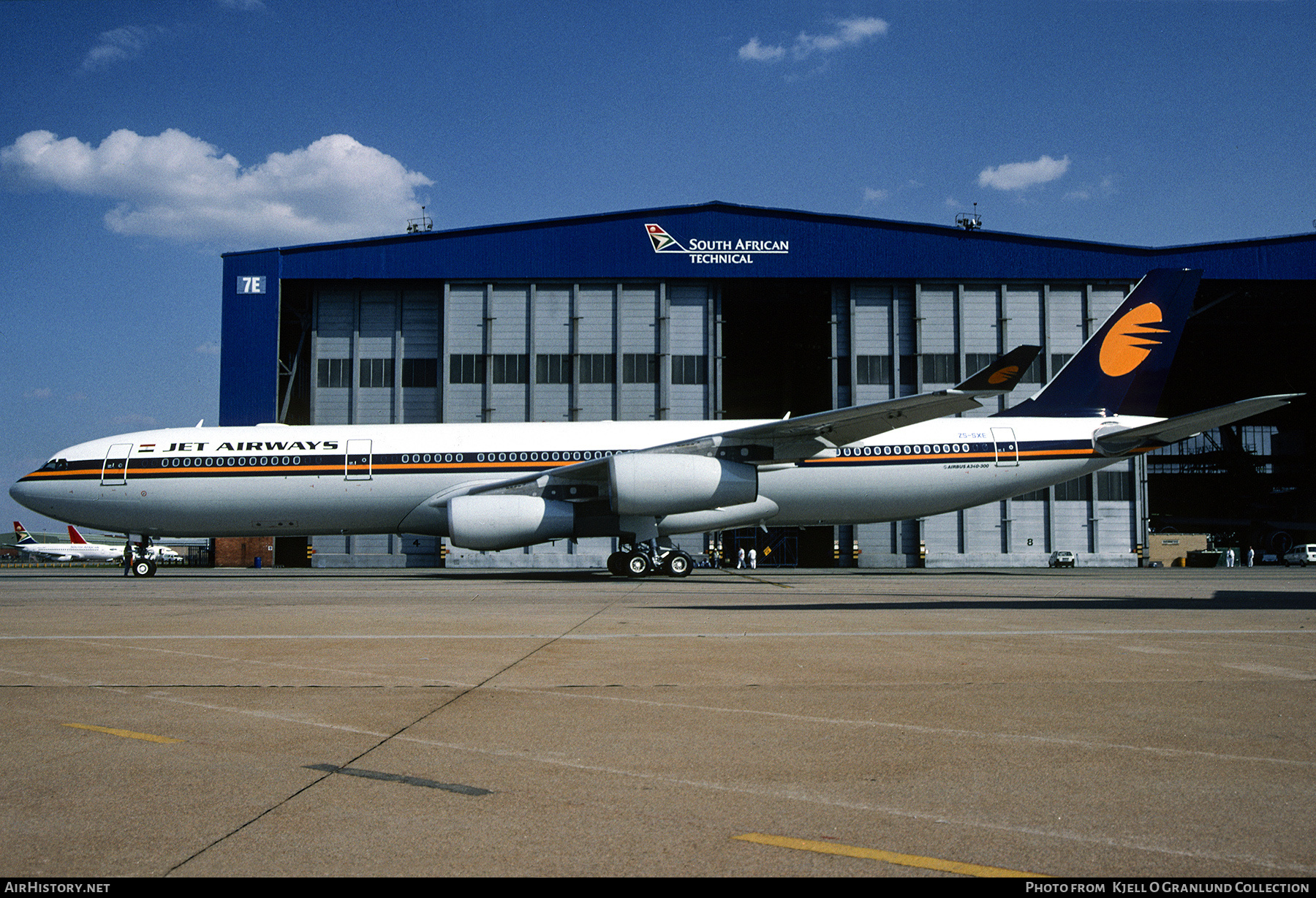 Aircraft Photo of ZS-SXE | Airbus A340-313 | Jet Airways | AirHistory.net #511387