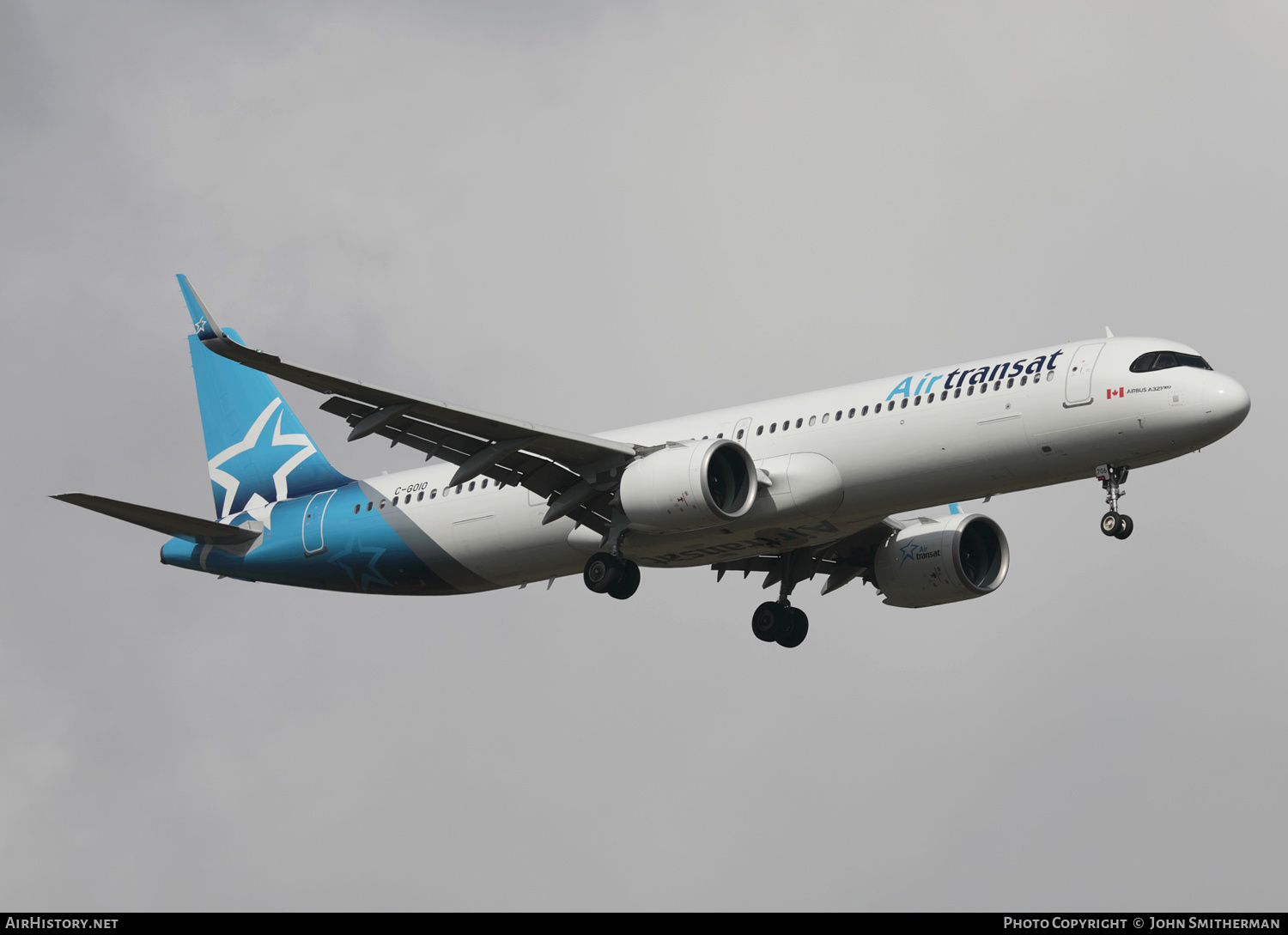 Aircraft Photo of C-GOIO | Airbus A321-271NX | Air Transat | AirHistory.net #511388