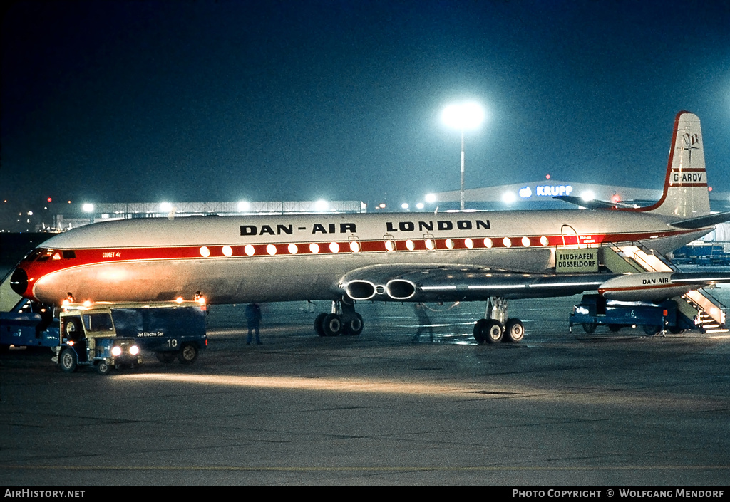 Aircraft Photo of G-AROV | De Havilland D.H. 106 Comet 4C | Dan-Air London | AirHistory.net #511396