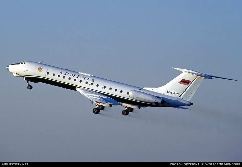 Aircraft Photo of EK-65975 | Tupolev Tu-134A | Armenia - Government | AirHistory.net #511409