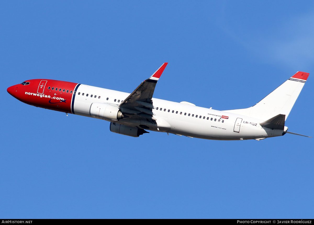 Aircraft Photo of LN-NGZ | Boeing 737-8JP | Norwegian | AirHistory.net #511410
