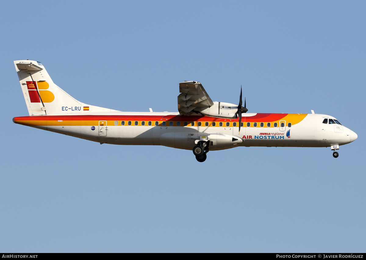 Aircraft Photo of EC-LRU | ATR ATR-72-600 (ATR-72-212A) | Iberia Regional | AirHistory.net #511422
