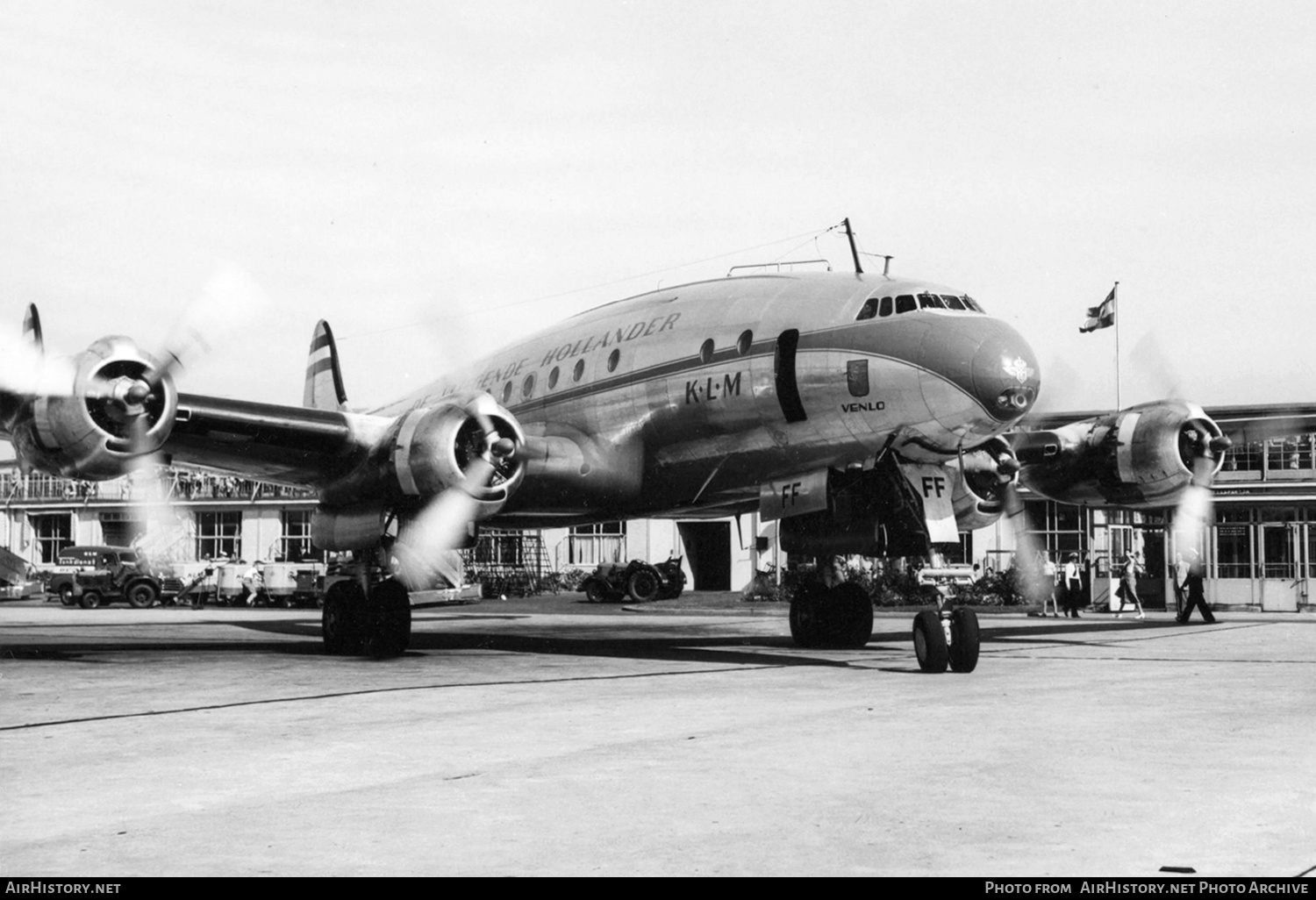 Aircraft Photo of PH-TFF | Lockheed L-749A Constellation | KLM - Royal Dutch Airlines | AirHistory.net #511431