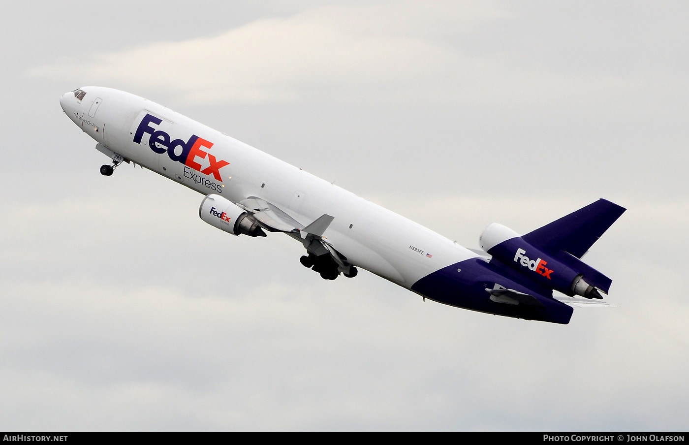 Aircraft Photo of N593FE | McDonnell Douglas MD-11/F | FedEx Express - Federal Express | AirHistory.net #511433