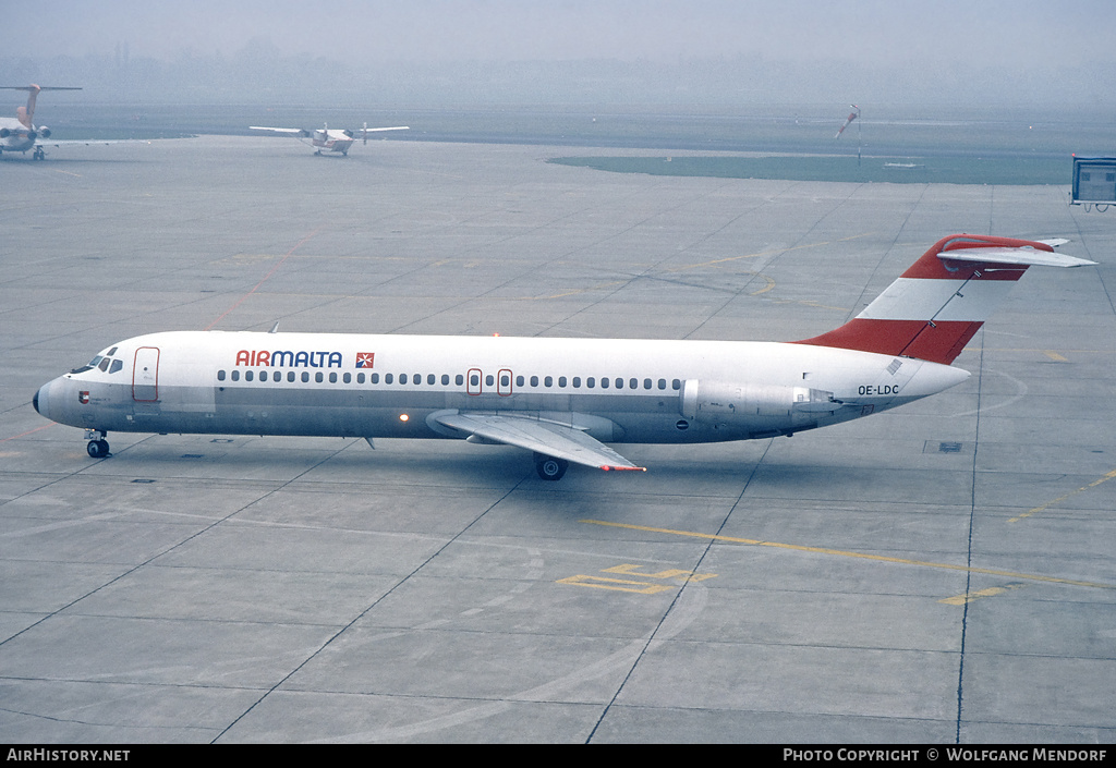 Aircraft Photo of OE-LDC | McDonnell Douglas DC-9-32 | Air Malta | AirHistory.net #511436