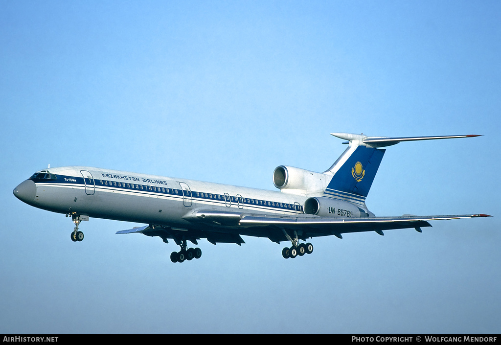 Aircraft Photo of UN-85781 | Tupolev Tu-154M | Kazakhstan Airlines | AirHistory.net #511443